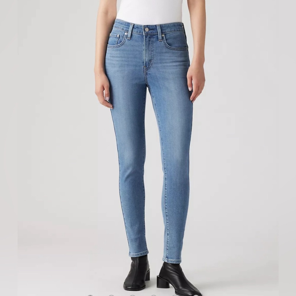 Levi Strauss 721 high-rise, skinny jeans